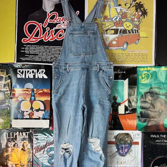 Wild Fable denim overalls - Picture 1 of 4